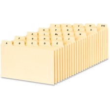 OXFB5325 - Oxford PlainTab Index Card File Guide