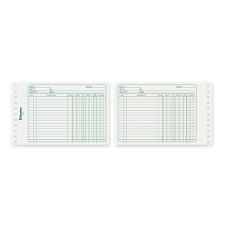 BLIBS55 - Blueline Bilingual Ledger Sheet