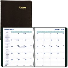 BLIC120081BT - Blueline Wirebound Monthly Planner