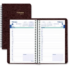 BLIC150483T - Blueline Wirebound Daily Appointment Planner