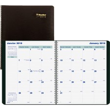 BLIC151281BT - Blueline Wirebound Monthly Planner