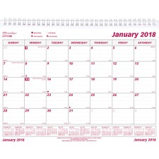 BLIC171186 - Blueline Contemporary Monthly Wall Calendar