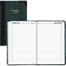 BLIC530B - Blueline Hard Cover Daily Appointment Book