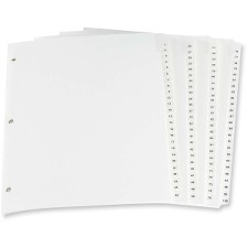 OXFCR213100W - Oxford Laminated Tab Index Divider