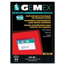 GMXCW650 - Gemex Adhesive Vinyl Pockets