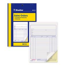 BLIDC21 - Blueline Sales Order Book