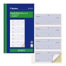 BLIDC2874 - Blueline Receipt Forms Book