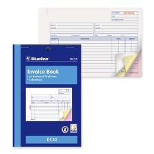 BLIDC32 - Blueline Invoice Book