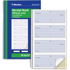 BLIDC4074T - Blueline Receipt Form Book