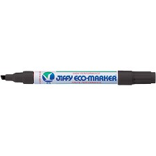 JIFJK90BK - Jiffy JK90 Chisel Tip Giant Refillable Eco-Marker