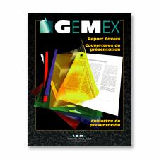GMXPC527S25 - Gemex Transparent Color Report Covers