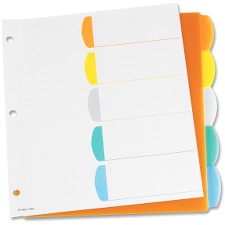 OXFPL2135RD - Oxford Color Coded Index Divider