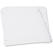 OXFPL213W - Oxford Poly Tab Index Divider