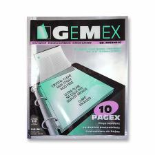 GMXPPC311910 - Gemex Top-loading Page Protectors