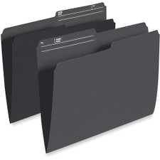 PFXR415BLK - Pendaflex Single Top Vertical Colored File Folder