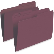 PFXR415BUR - Pendaflex Single Top Vertical Colored File Folder