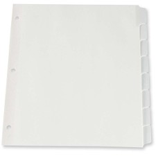 OXFWR2138W - Oxford Heavy Duty Plain Tab Loose Leaf Index Divider