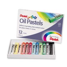 PENXPHN12C - Pentel Round Stic Oil Pastel