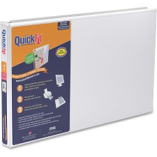 RGO94010 - QuickFit QuickFit Angle D-ring Deluxe Ledger Spreadsheet View Binder