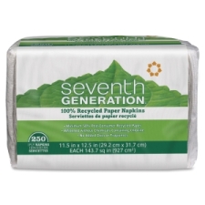 SEV13713 - Seventh Generation 100% Recycled Paper Napkins
