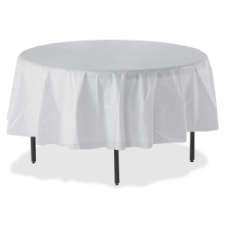 GJO10330 - Genuine Joe Plastic Round Tablecovers