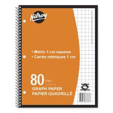 HLR66368 - Hilroy Metric Graph Paper Coil Notebook
