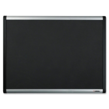 LLR75697 - Lorell Black Mesh Fabric Covered Bulletin Boards