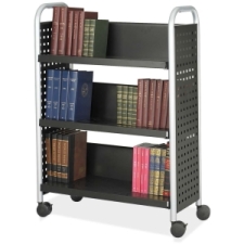 SAF5336BL - Safco Scoot Single Sided Book Cart