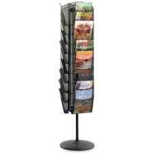 SAF5577BL - Safco Onyx Rotating Mesh Magazine Rack