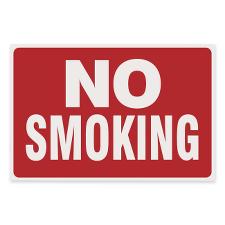 USS9304 - U.S. Stamp & Sign No Smoking Sign