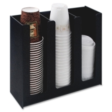 VRTVFPC1000 - Vertiflex 3-column Cup and Lid Holder Organizer