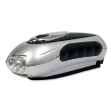 BAU42630 - Baumgartens Windup Three-beam LED Flashlight