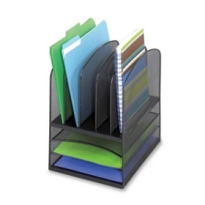 SAF3266BL - Safco Onyx Mesh Letter Tray Desktop Organizer