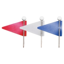 GEMMF375 - Gem Office Products Triangular Map Flags