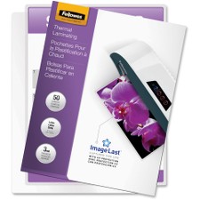 FEL52225 - Fellowes Thermal Laminating Pouches - ImageLast&trade;, Jam Free, Letter, 3 mil, 50 pack