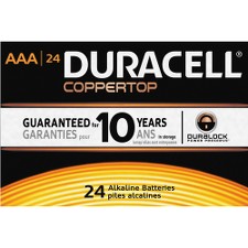 DURMN2400BKD - Duracell Coppertop Alkaline AAA Battery - MN2400