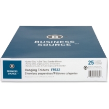 BSN17532 - Business Source 1/3 Cut Standard Hanging File Folders