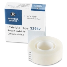 BSN32952 - Business Source Invisible Tape Dispenser Refill Roll