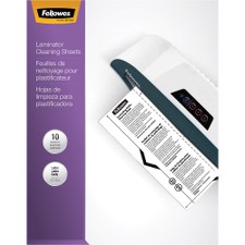 FEL5320603 - Fellowes Laminator Cleaning Sheets 10pk