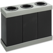 SAF9798BL - Safco At-Your-Disposal 3-bin Recycling Center