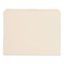 BSN43567 - Business Source 1/5 Cut Tab Manila File Folders