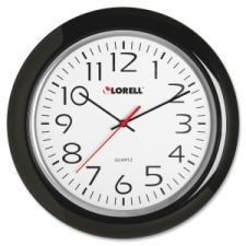 LLR60989 - Lorell 13-1/4" Round Quartz Wall Clock
