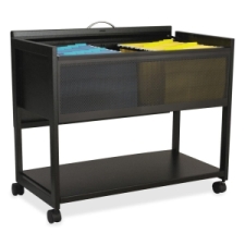 SAF5353BL - Safco Top Locking Mesh Mobile Tub Files