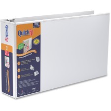RGO94050 - QuickFit QuickFit Angle D-ring Deluxe Ledger Spreadsheet View Binder