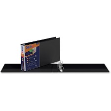 RGO95021L - QuickFit QuickFit Round Ring Deluxe Legal Spreadsheet View Binder
