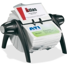 DBL241701 - VISIFIX Durable VisaFix Flip Rotary Business Card File
