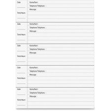 HLR46215 - Hilroy 46215 Voicemail Log Book