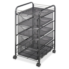 SAF5214BL - Safco Onyx Double Mesh Mobile File Cart