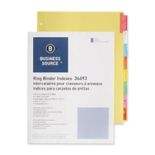 BSN36693 - Business Source Insertable Tab Ring Binder Indexes