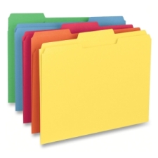 BSN65780 - Business Source 1-Ply Color-coding File Folders